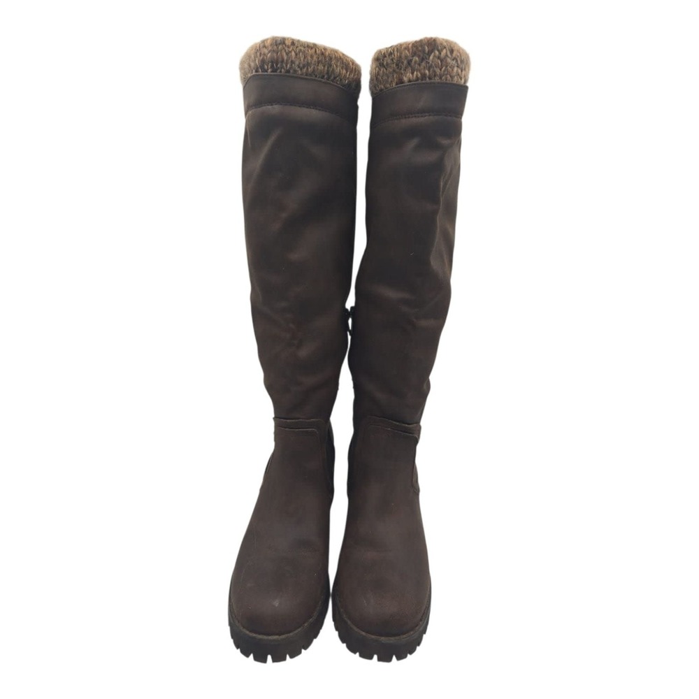Brown Faux Suede‎ Women's Size 7 Above Calf Boots